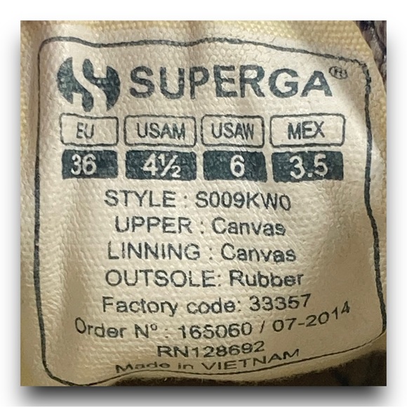 Superga Leopard Print Casual Sneakers S009KWO Lace Up Shoes Multicolor Women 6 - Picture 9 of 9